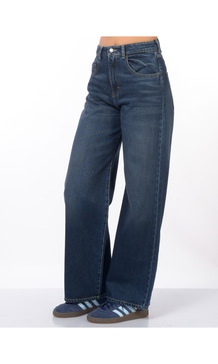 jeans da donna Icon Denim ampi stone washed