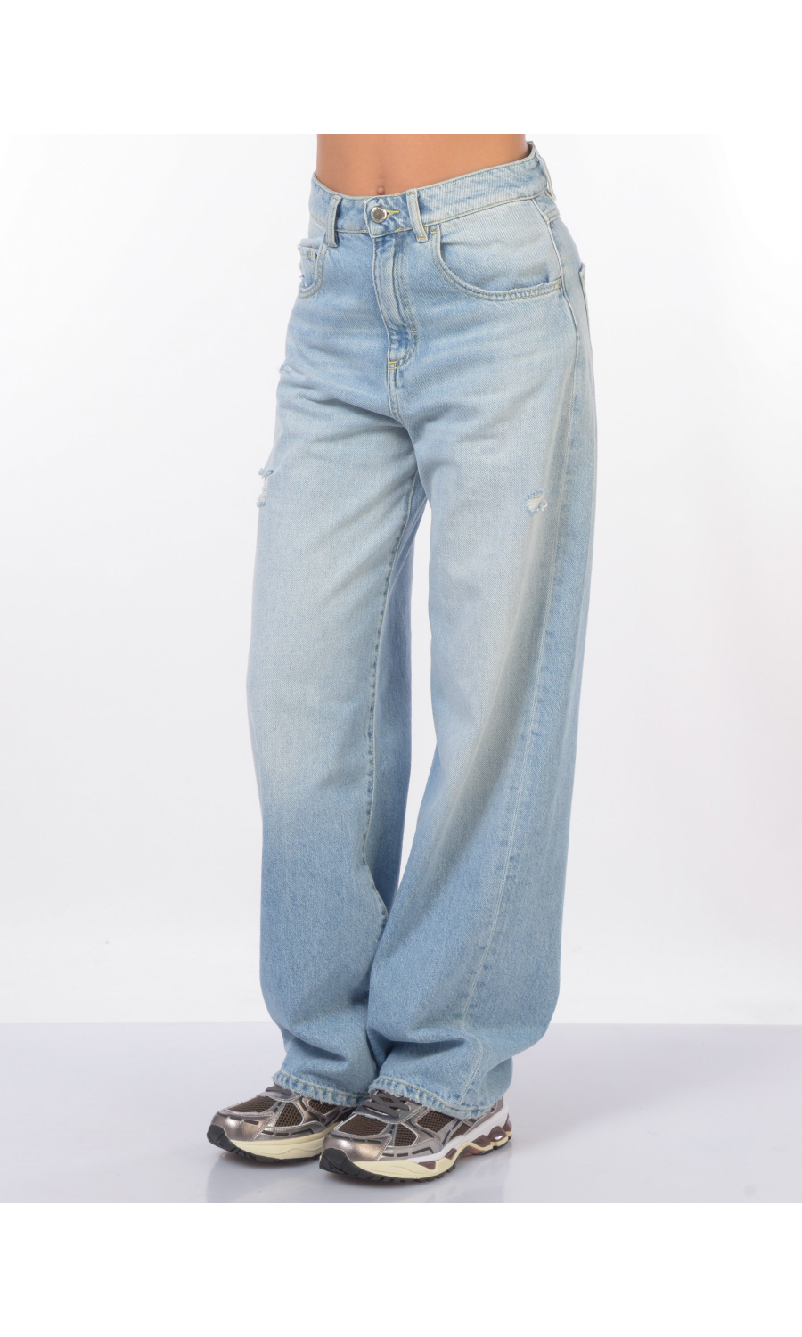 jeans da donna Icon Denim ampi stone washed