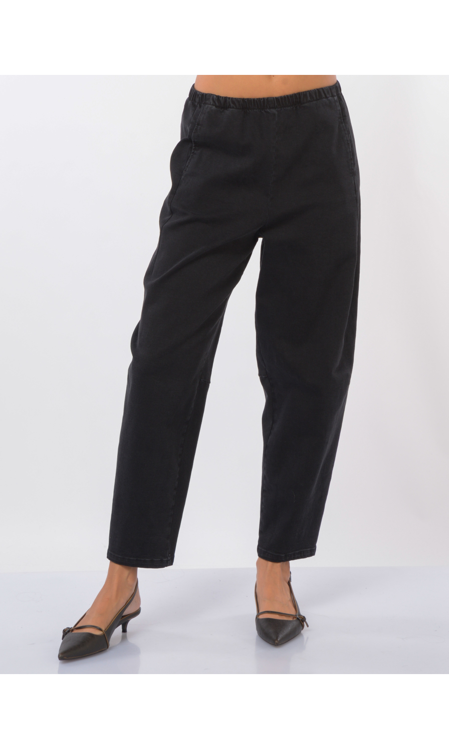 jeans da donna Jurere con elastico linea carrot