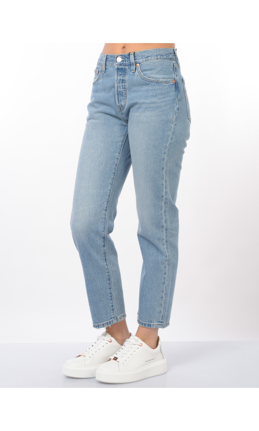 jeans da donna Levi's® 501 Cropped delave'