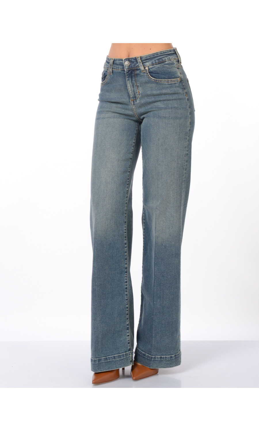 jeans da donna Liu Jo flare stone washed