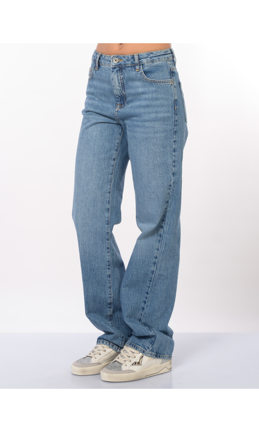 jeans da donna Patrizia Pepe ampio cinque tasche