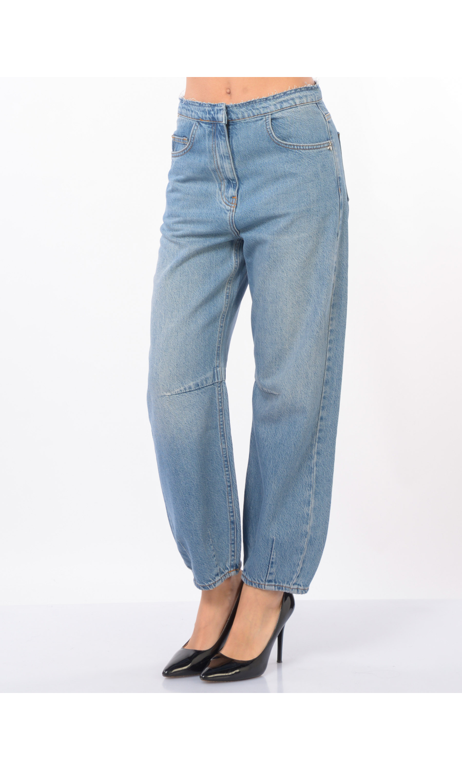 jeans da donna Patrizia Pepe baloon a vita bassa