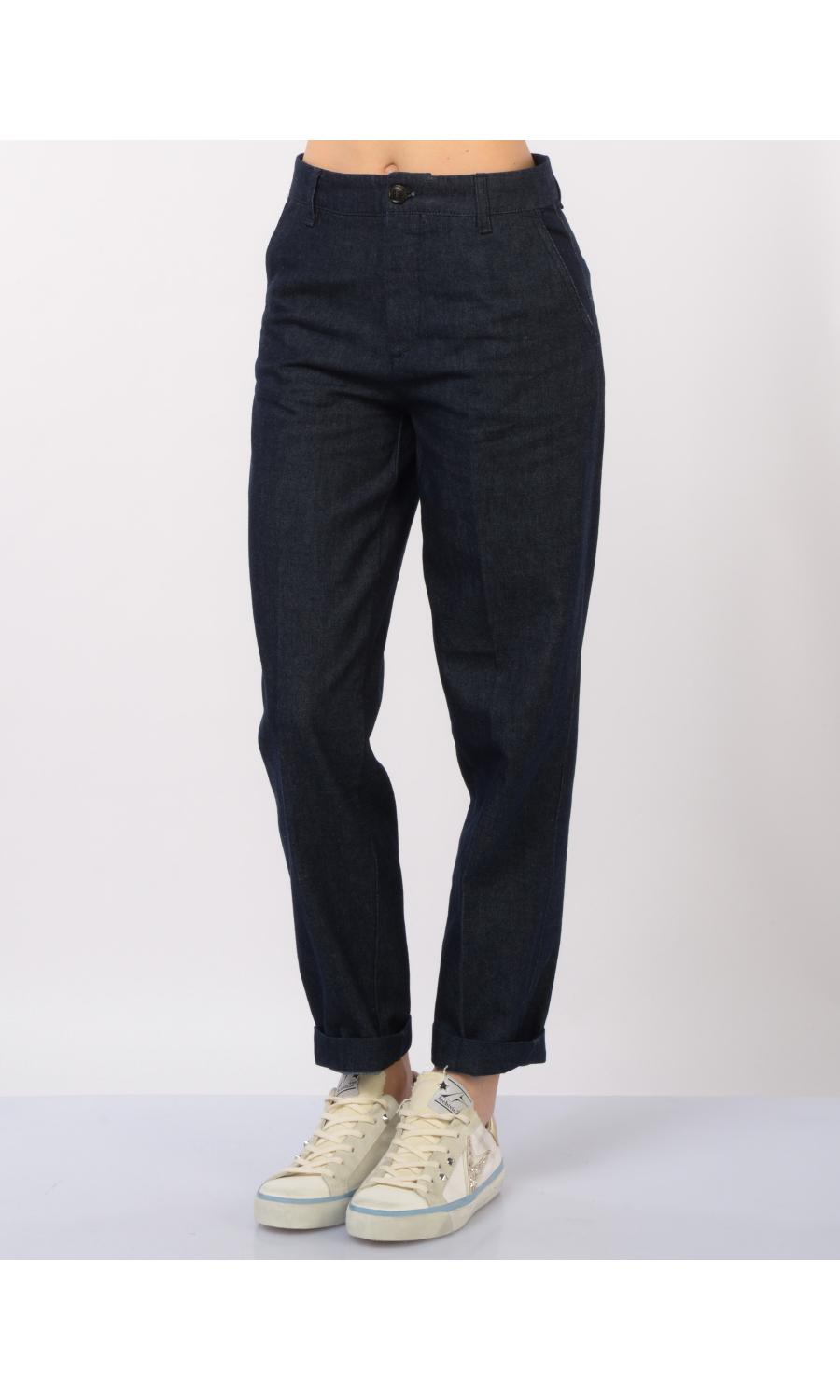 jeans da donna White Sand chino con tasche