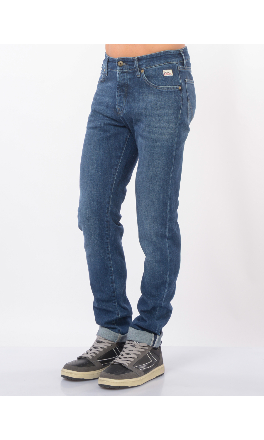 jeans da uomo Roy Roger's cinque tasche stone washed