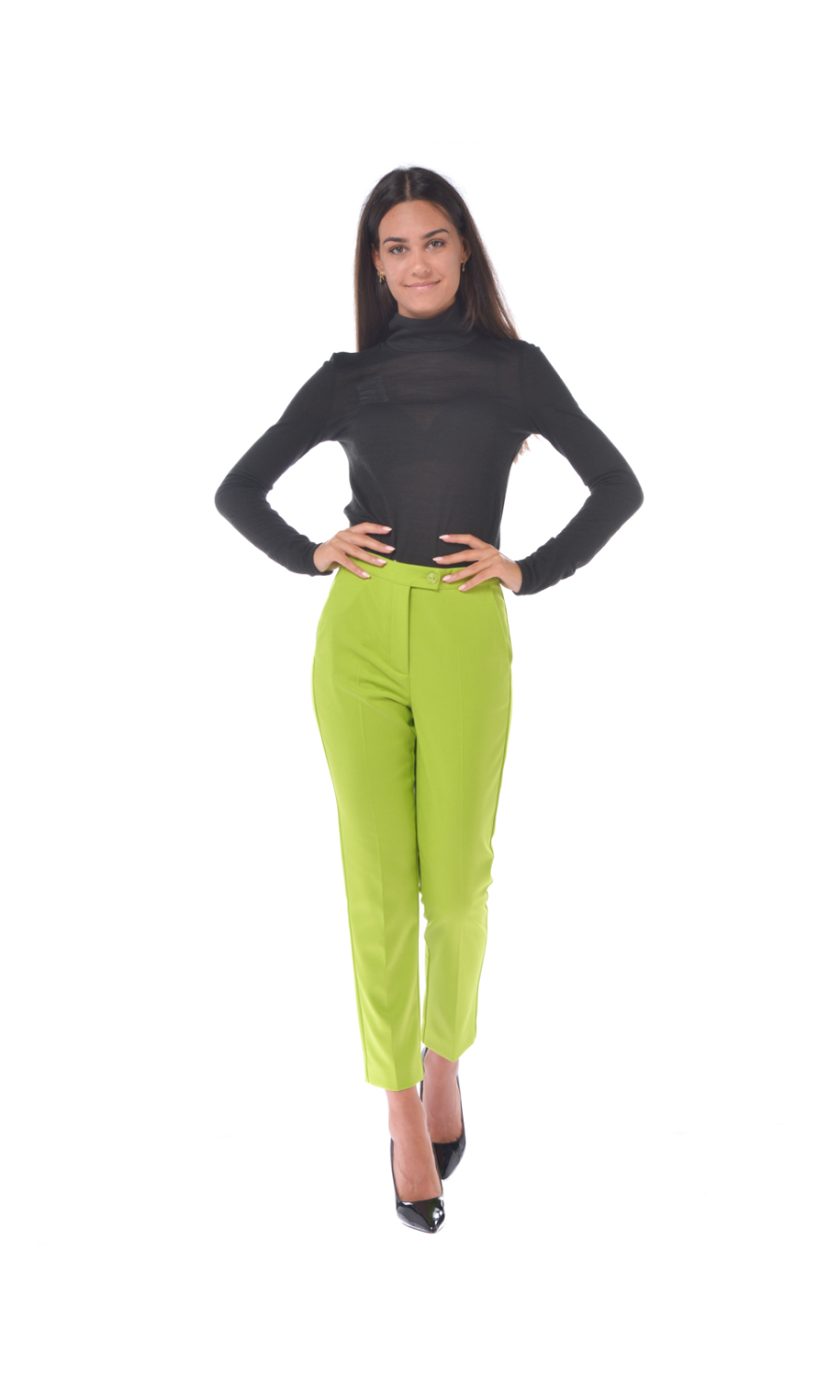 maglia da donna Patrizia Pepe collo alto con logo