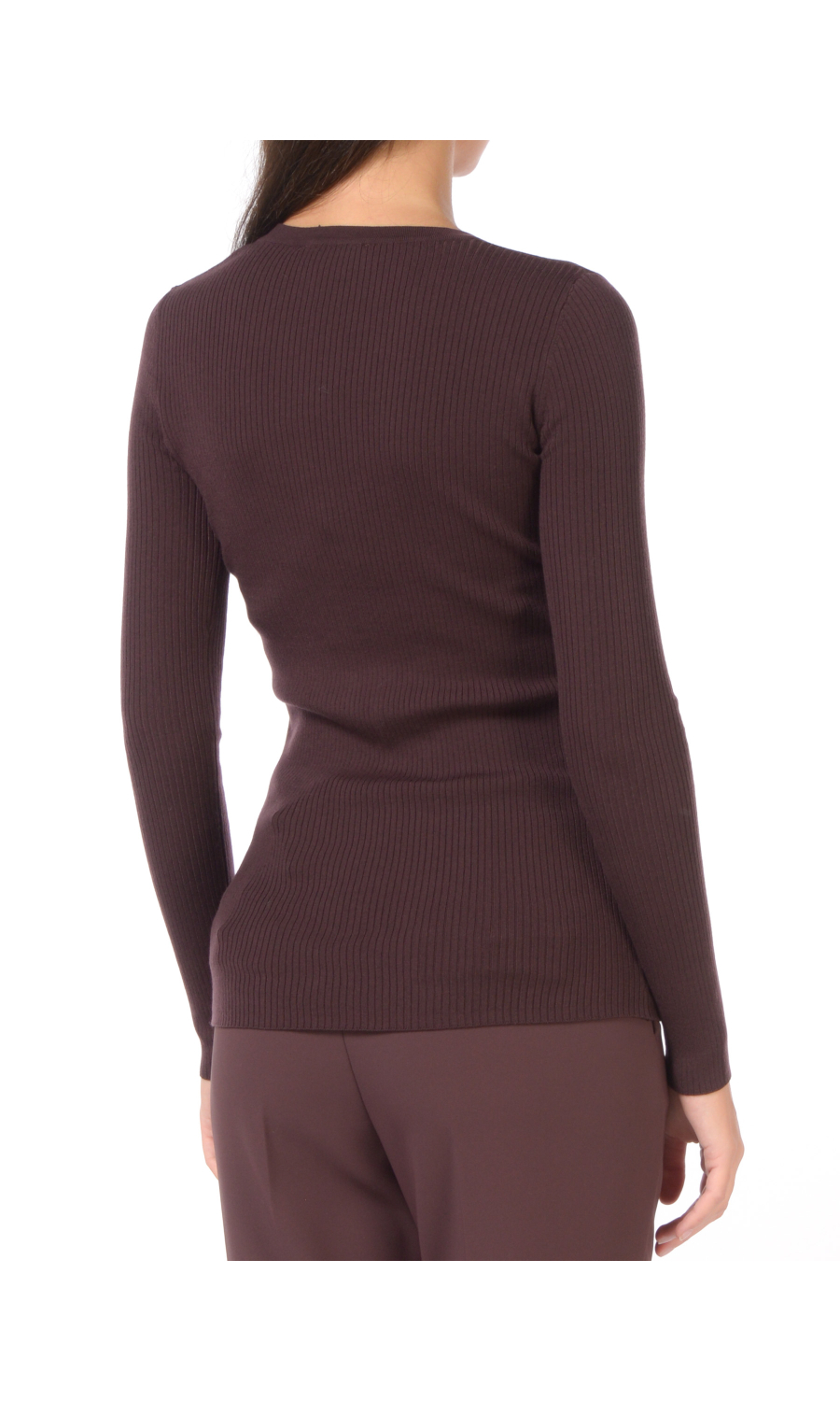 maglia da donna Elisabetta Franchi con scollo a V e bottoncini