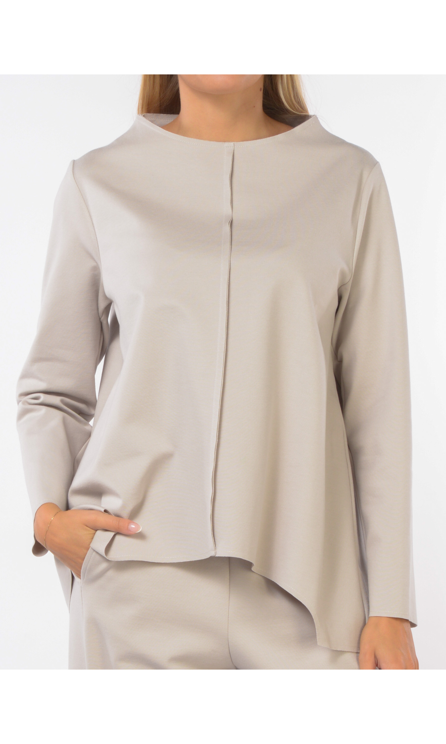 maglia da donna Jurere in jersey con nervatura