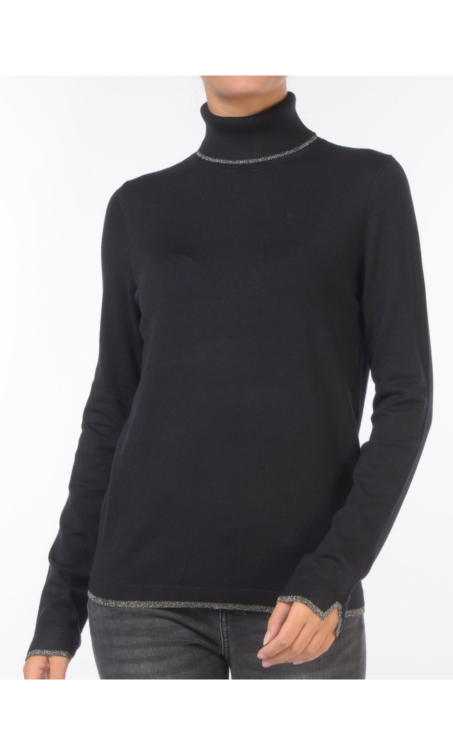 maglia da donna Liu Jo dolcevita con profili