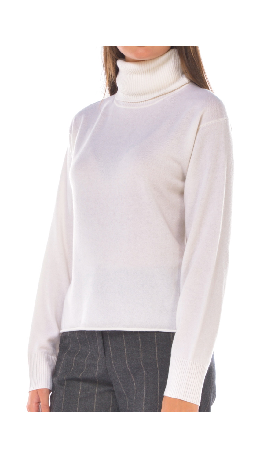 maglia da donna Marella collo alto asimmetrica