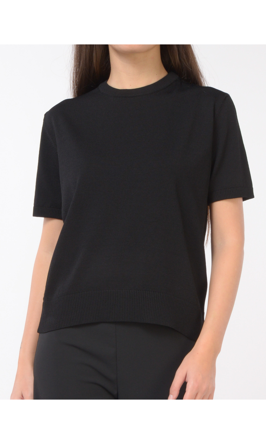 maglia da donna Patrizia Pepe a manica corta in viscosa