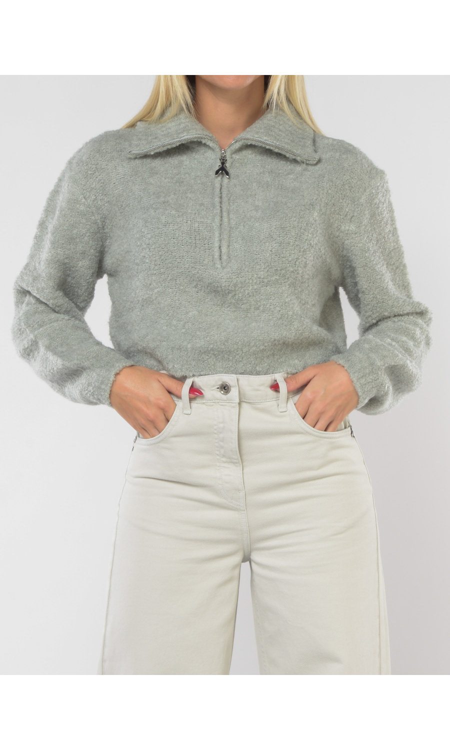 maglia da donna Patrizia Pepe cropped e boxy