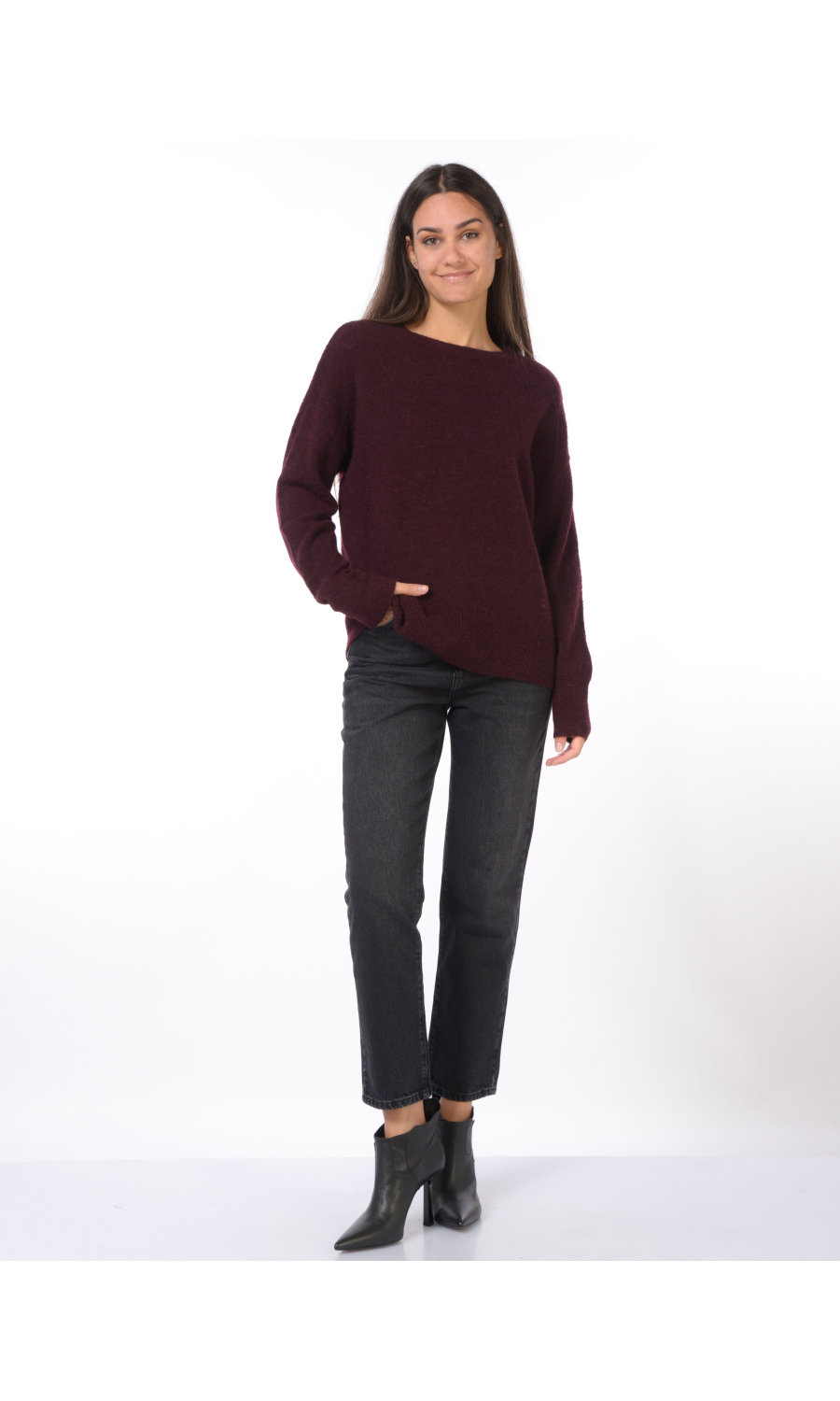 maglia da donna Patrizia Pepe Essential in misto lana