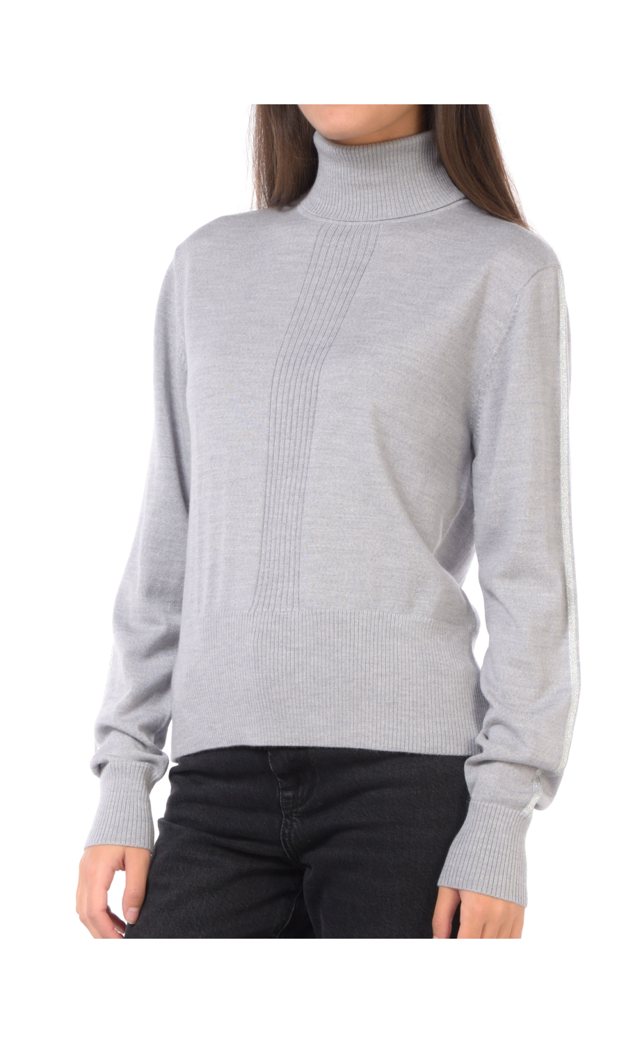 maglia da donna Patrizia Pepe dolcevita con profili