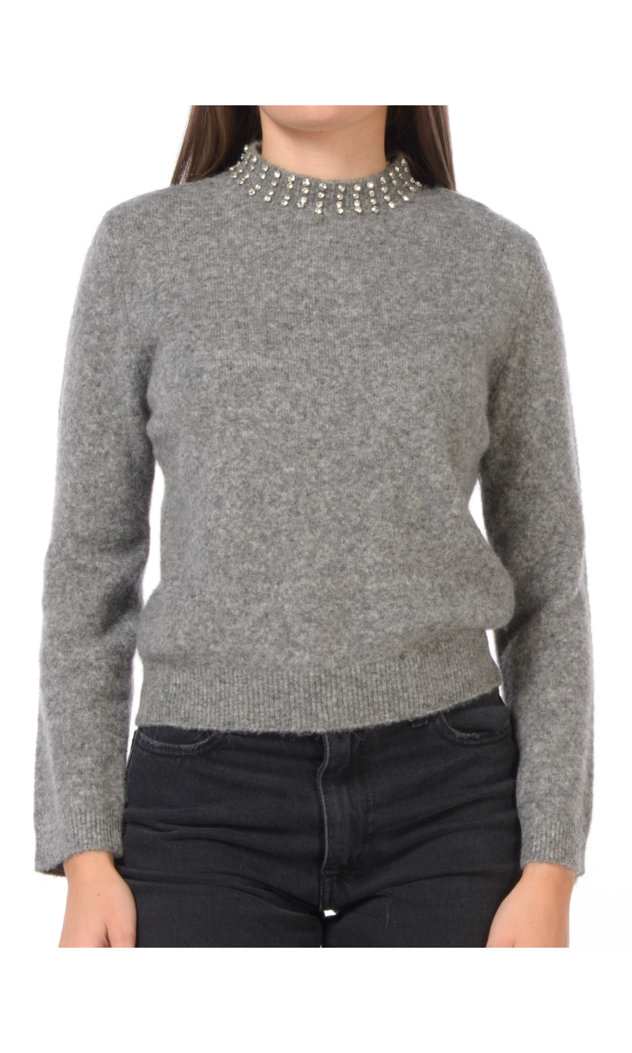 maglia da donna Seventy girocollo con strass