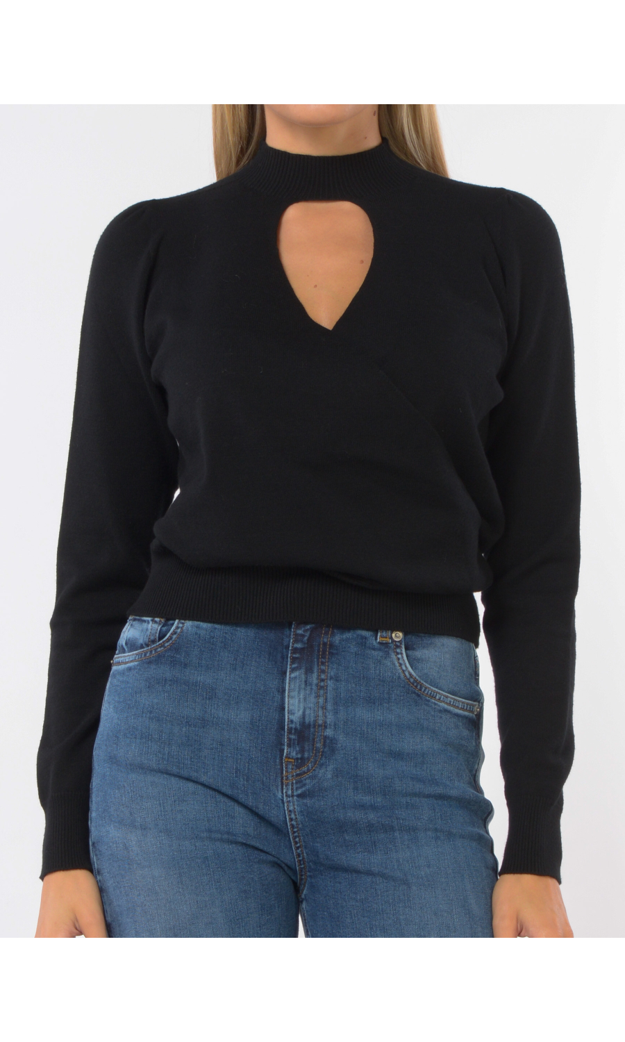 maglia da donna Twinset con cut-out e incrocio