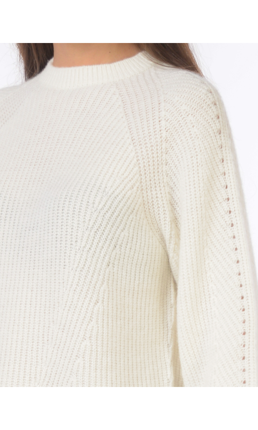 maglia da donna Twinset a costine con spacchi