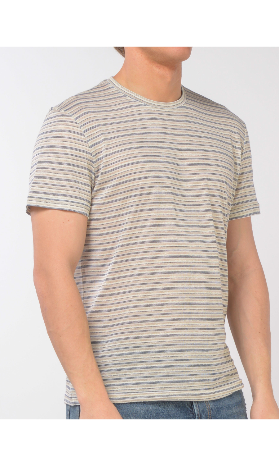 maglia da uomo Daniele Alessandrini girocollo a righe