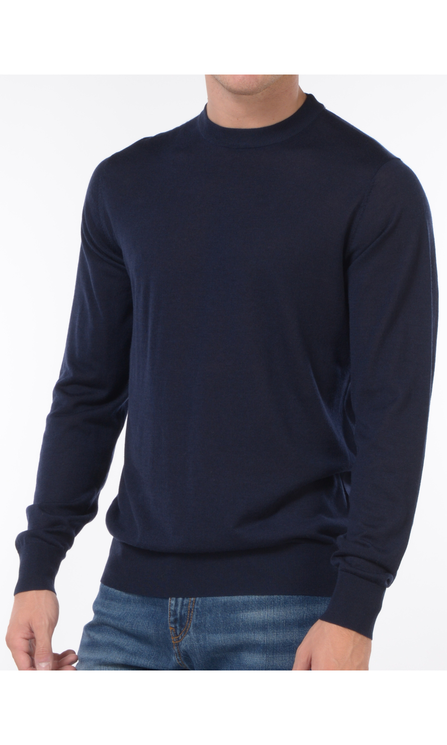 maglia da uomo Daniele Alessandrini girocollo tinta unita