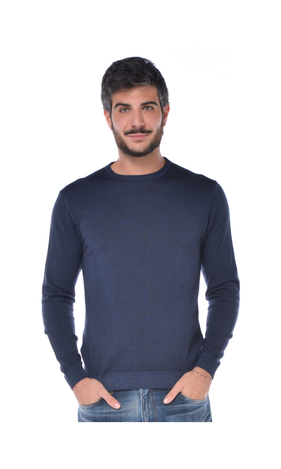 maglia da uomo Daniele Fiesoli girocollo lana pettinata