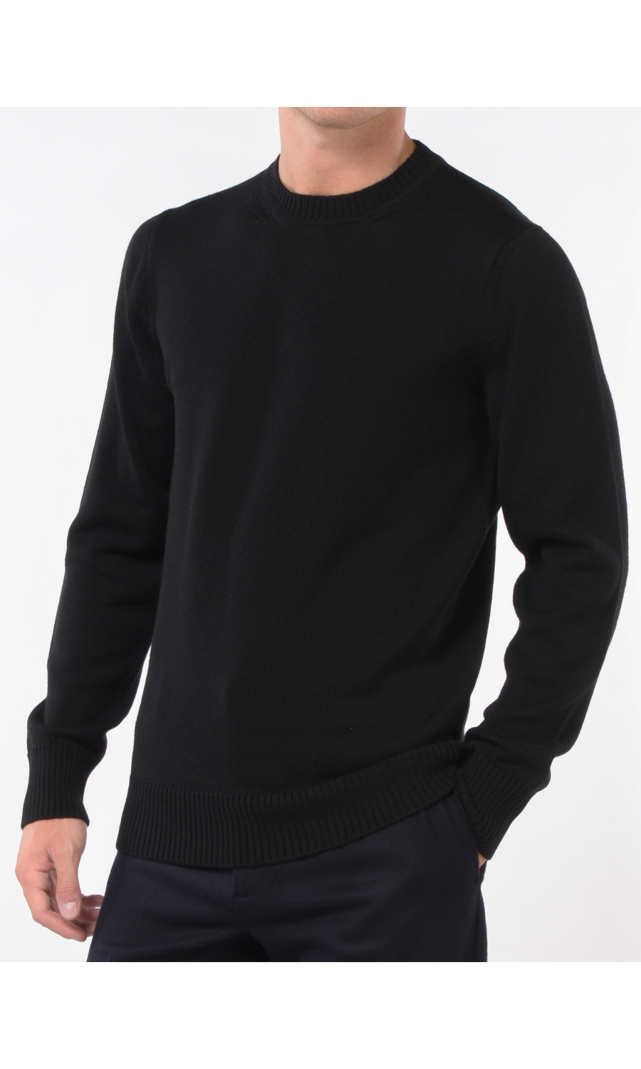 maglia da uomo Emporio Armani girocollo tinta unita