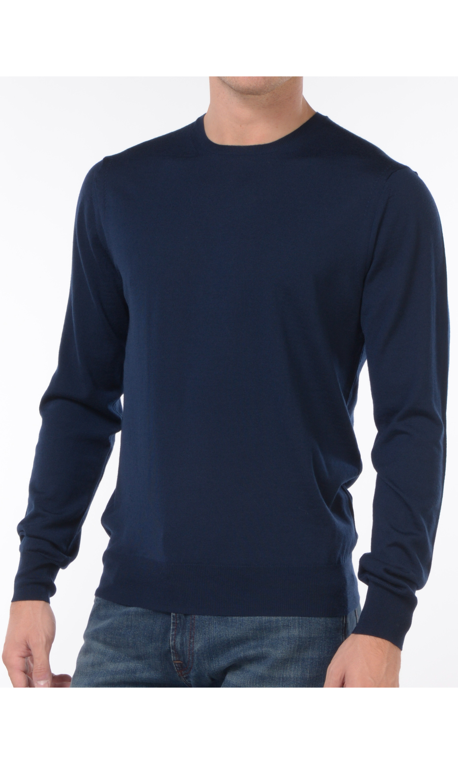 maglia da uomo Hosio girocollo in lana