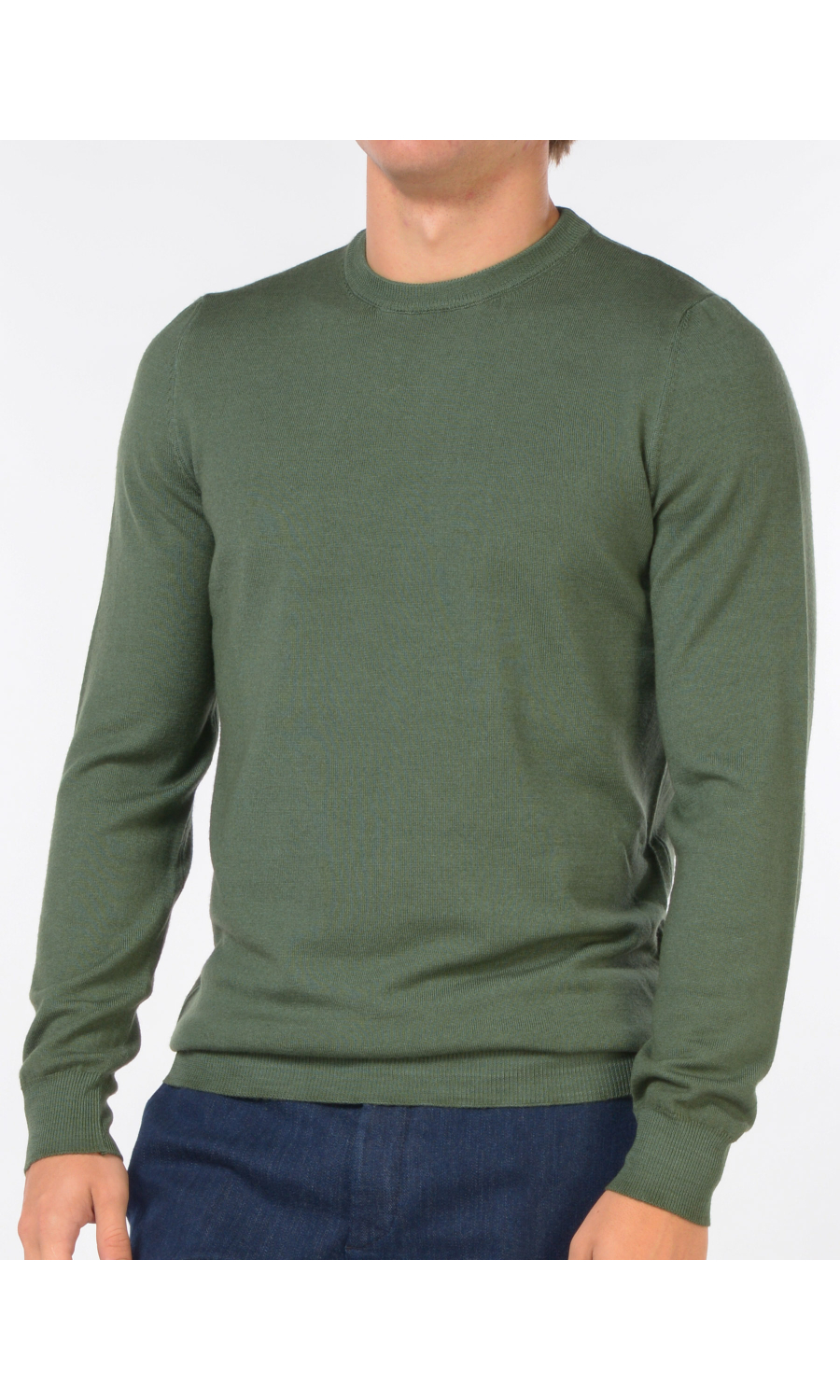 maglia da uomo Jeordies girocollo tinta unita