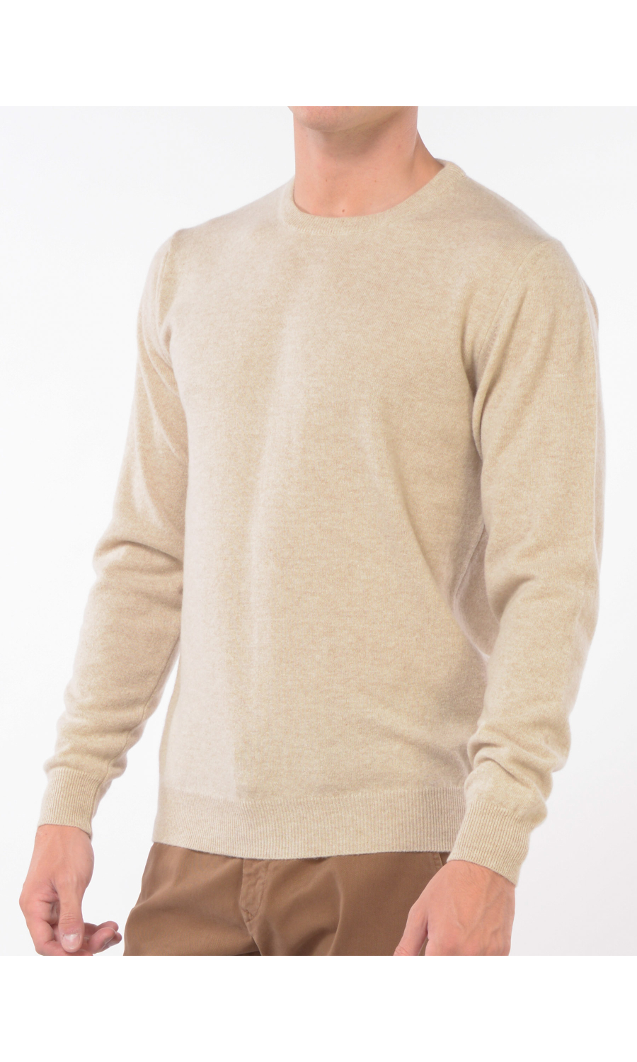 maglia da uomo Jeordies girocollo lana e cachemire