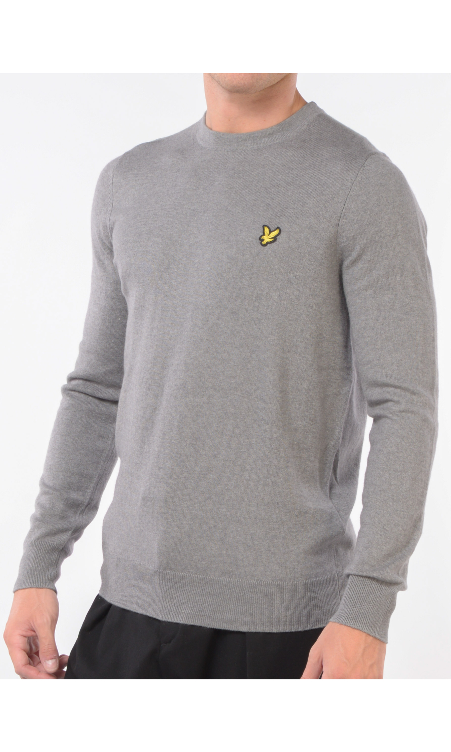maglia da uomo Lyle&Scott girocollo con logo