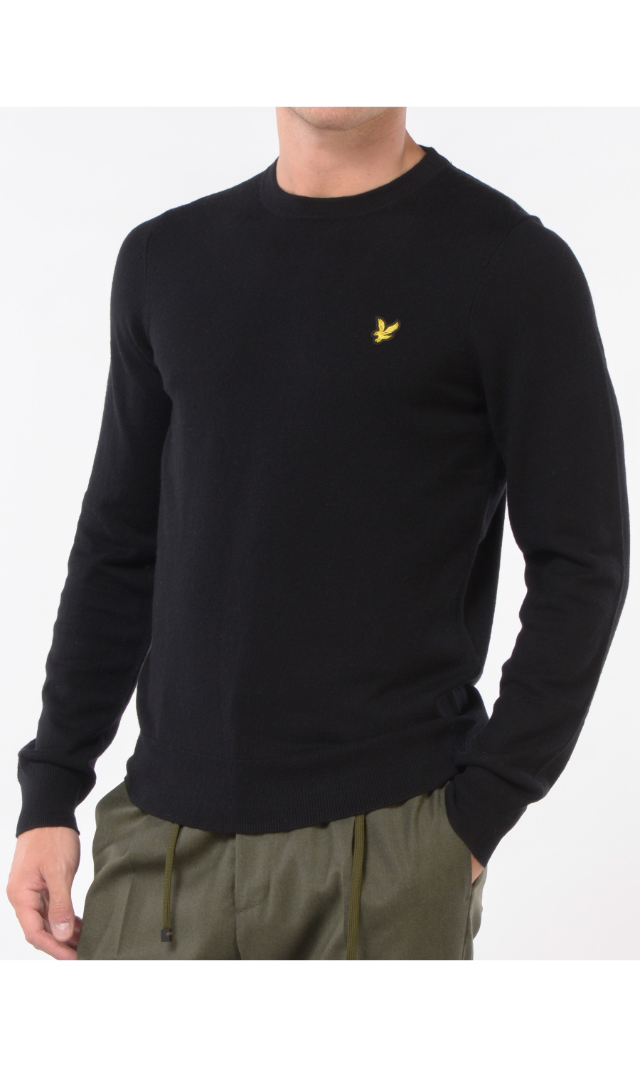 maglia da uomo Lyle&Scott girocollo con logo