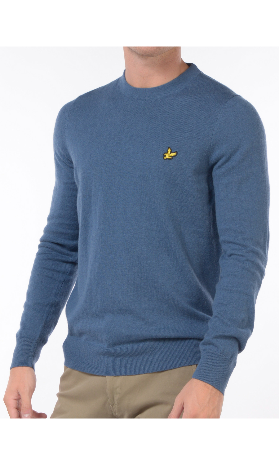 maglia da uomo Lyle&Scott girocollo con logo