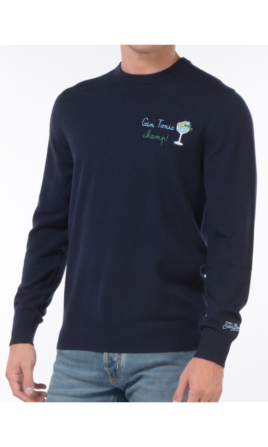 maglia da uomo Mc2 Saint Barth girocollo gin tonic champ