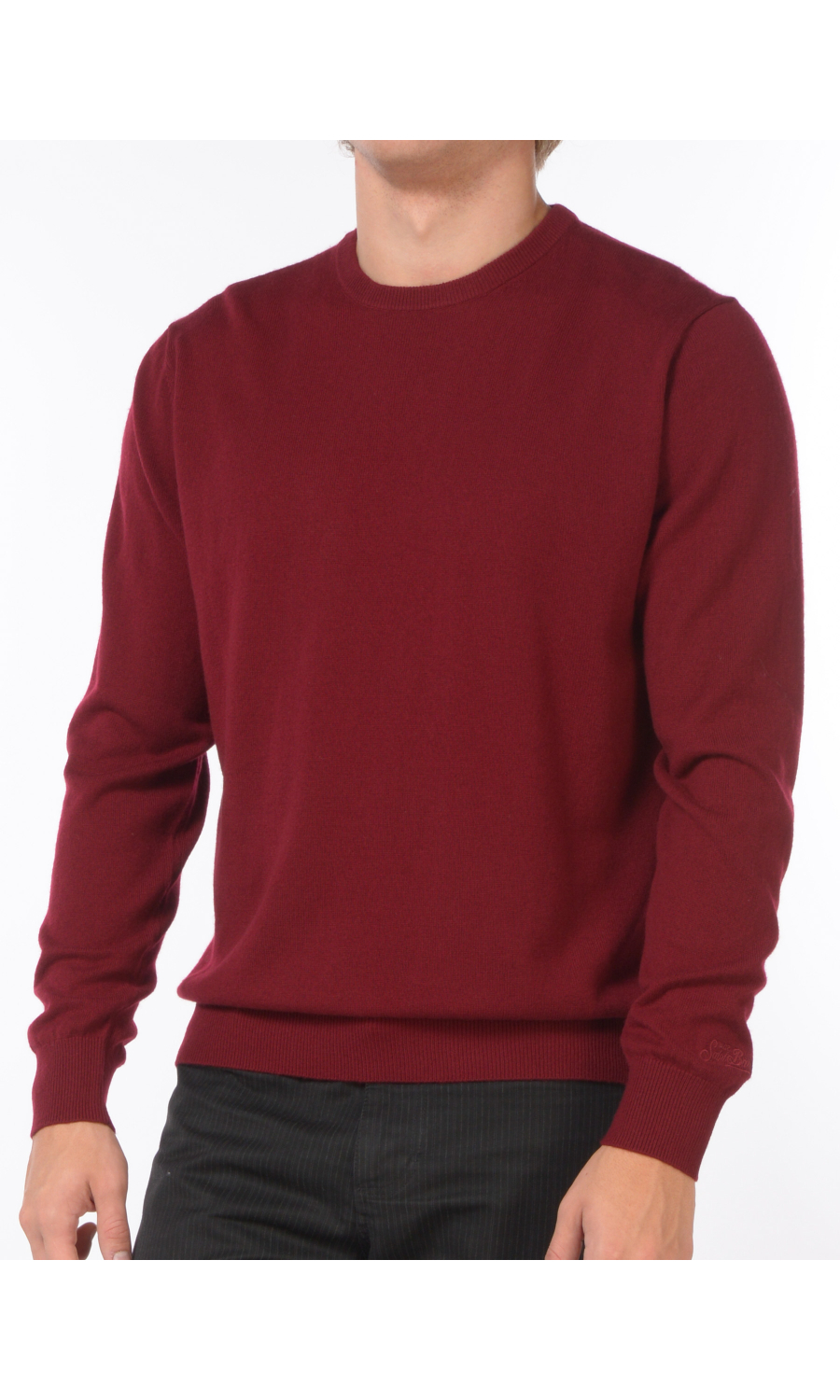 maglia da uomo Mc2 Saint Barth girocollo con logo