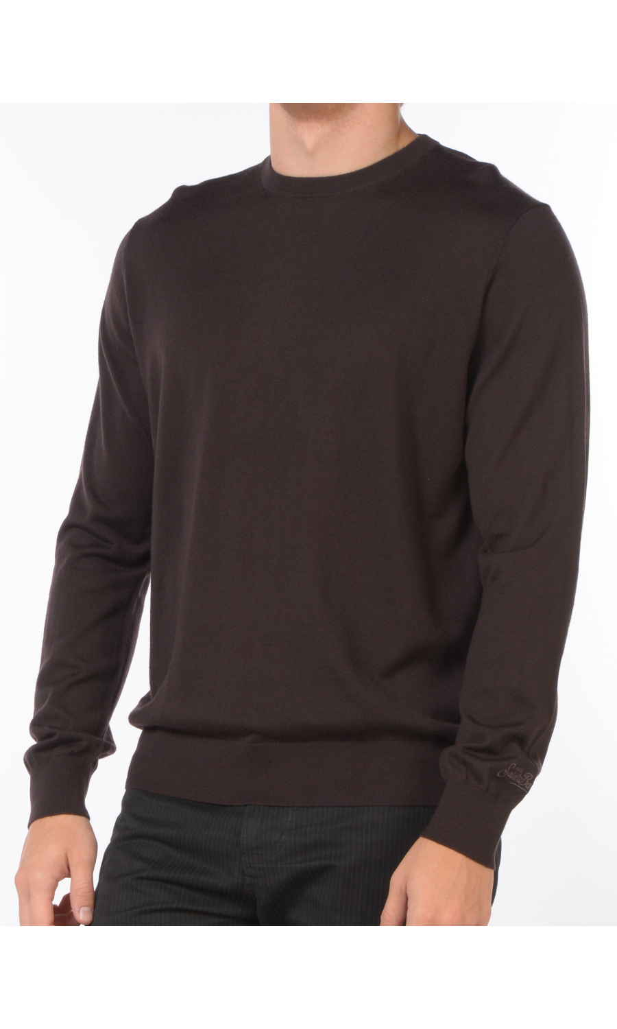 maglia da uomo Mc2 Saint Barth girocollo con logo