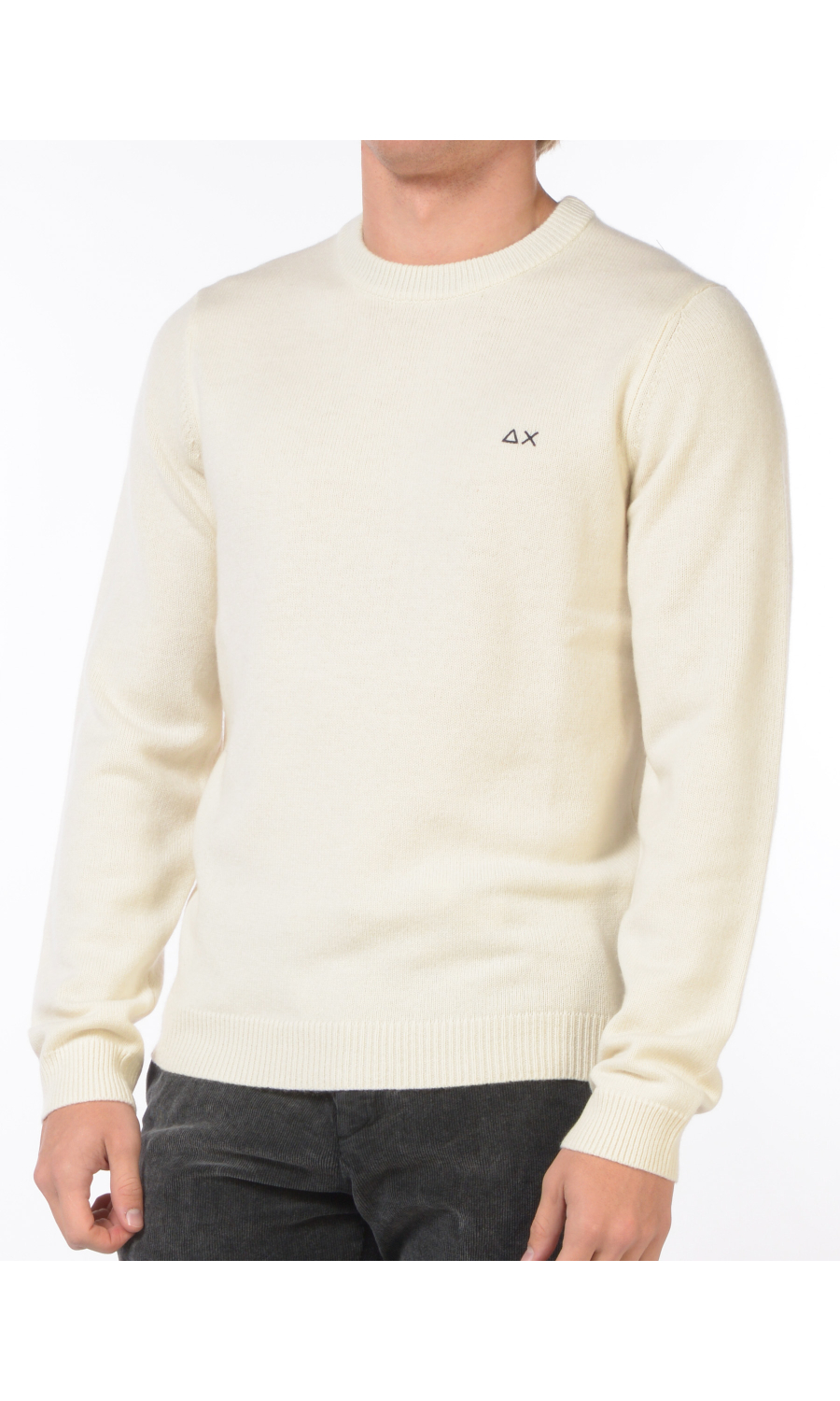 maglia da uomo Sun68 girocollo con logo