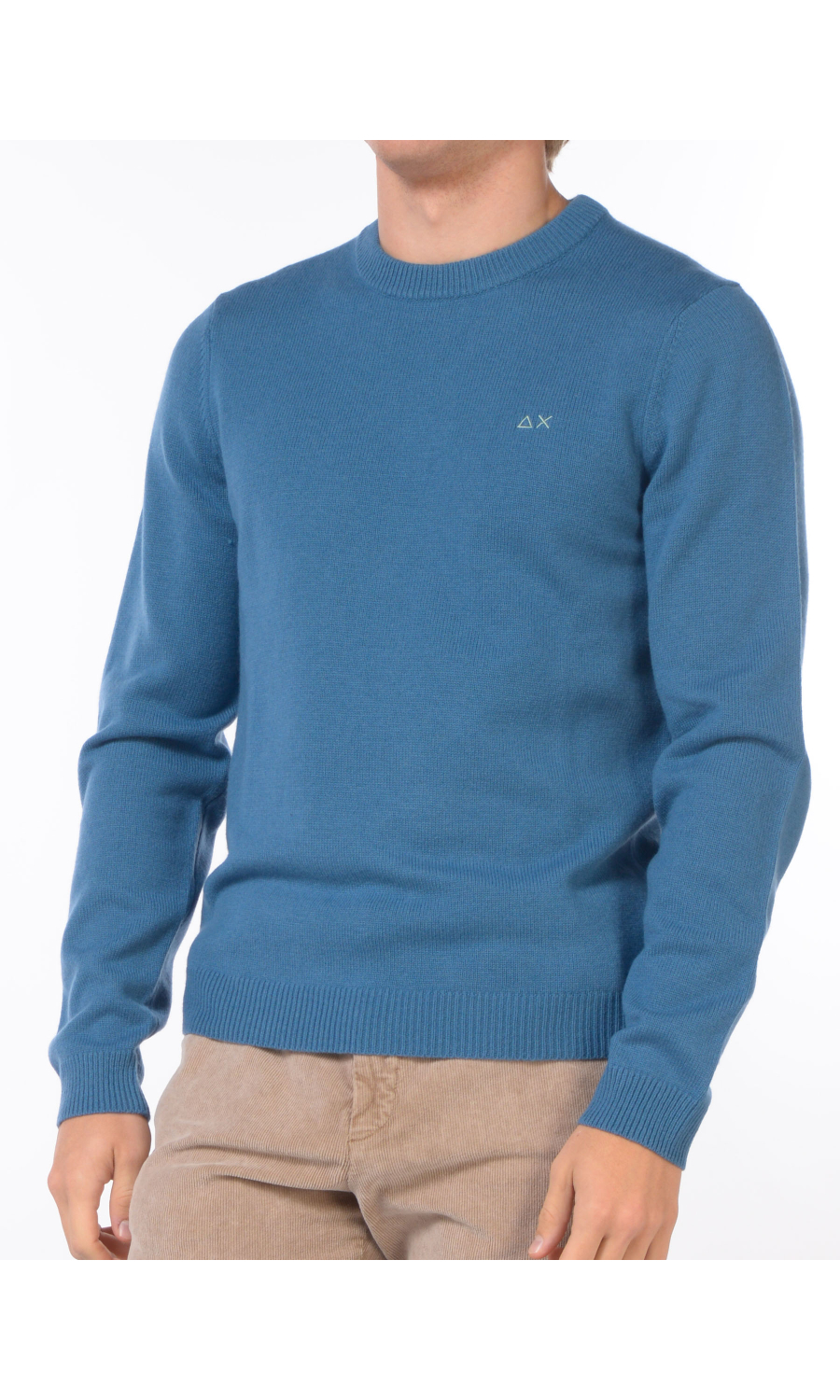 maglia da uomo Sun68 girocollo con logo