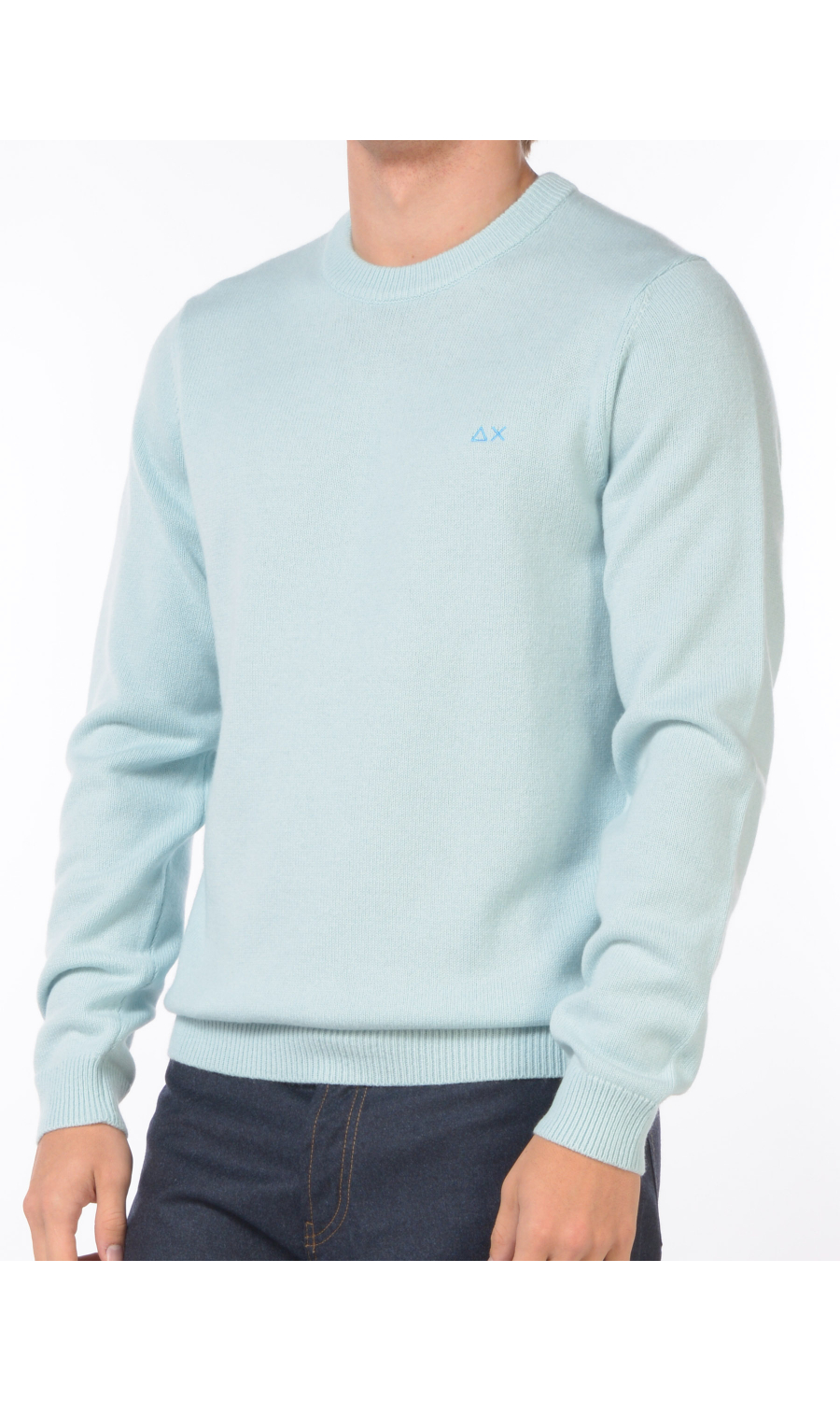 maglia da uomo Sun68 girocollo con logo