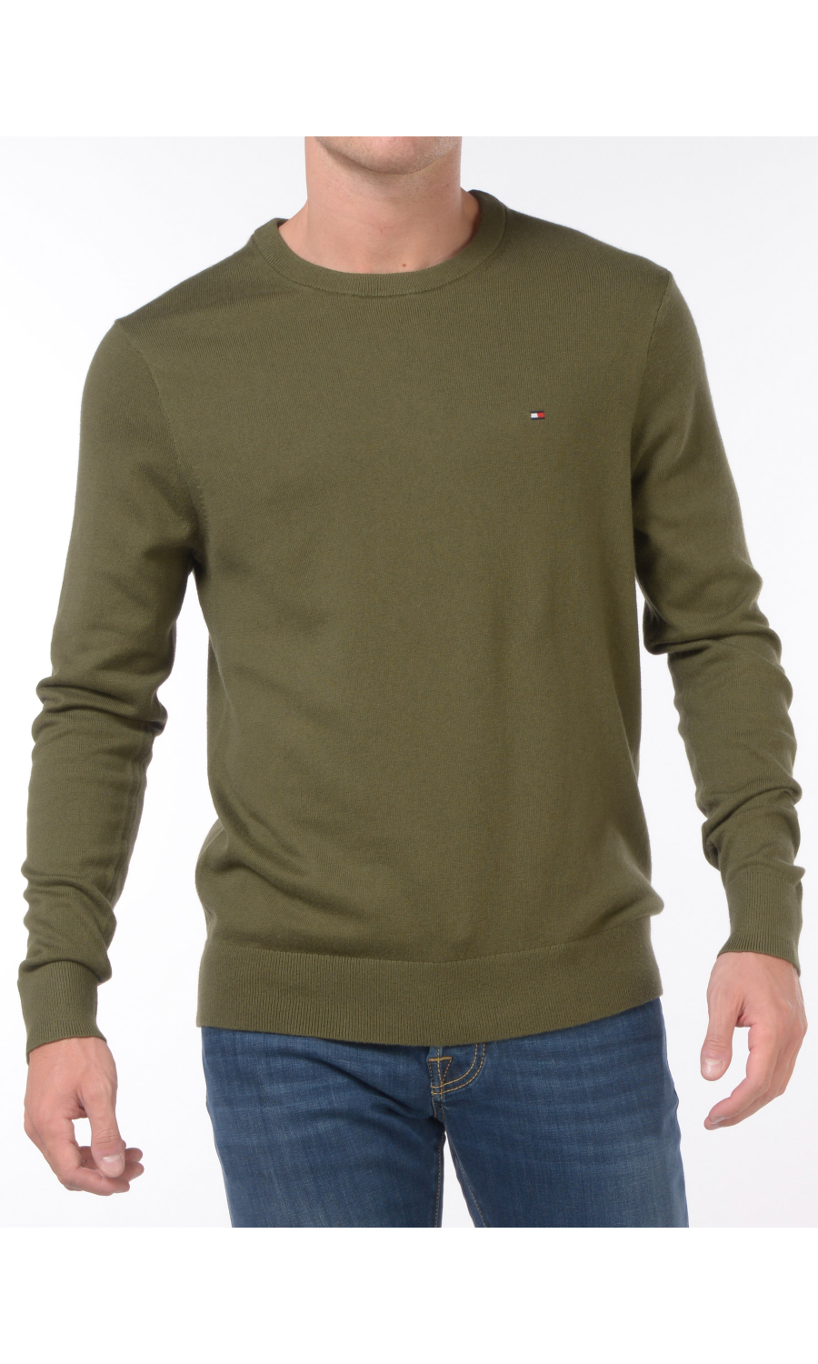 maglia da uomo Tommy Hilfiger girocollo con logo