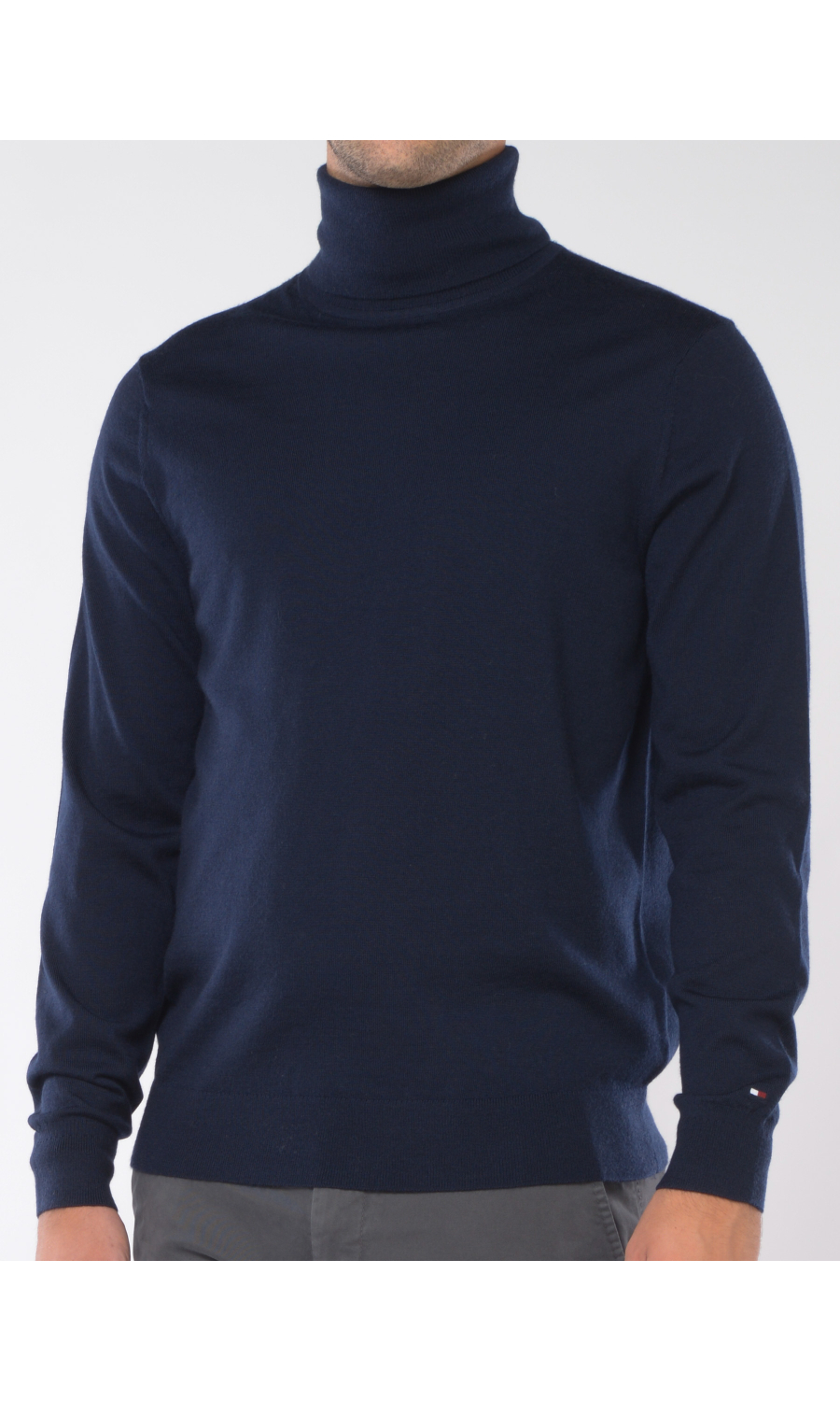 maglia da uomo Tommy Hilfiger dolcevita in lana merino