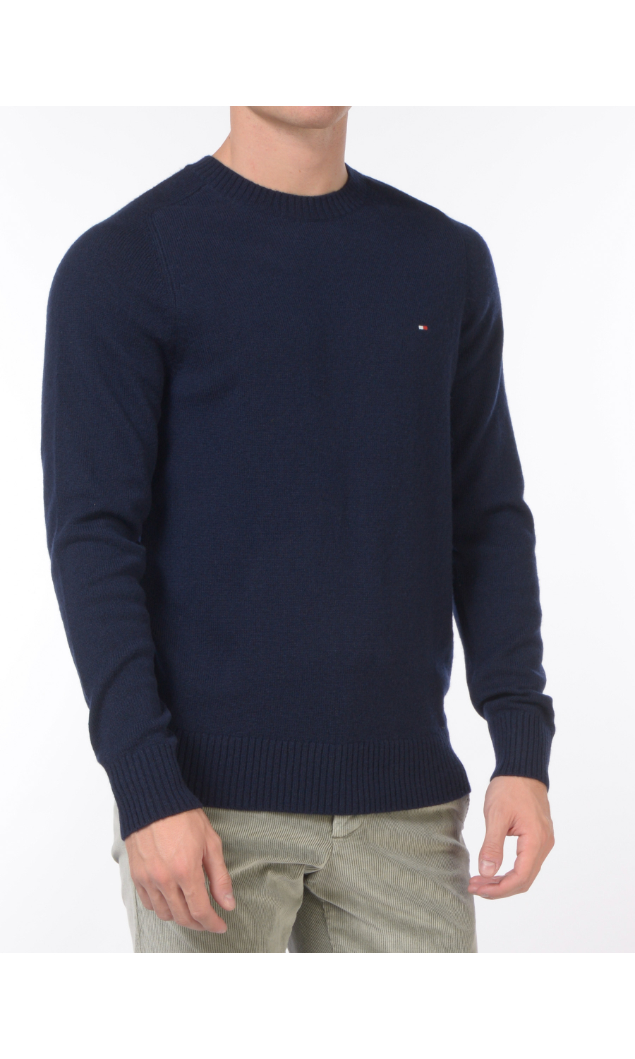 maglia da uomo Tommy Hilfiger girocollo con logo