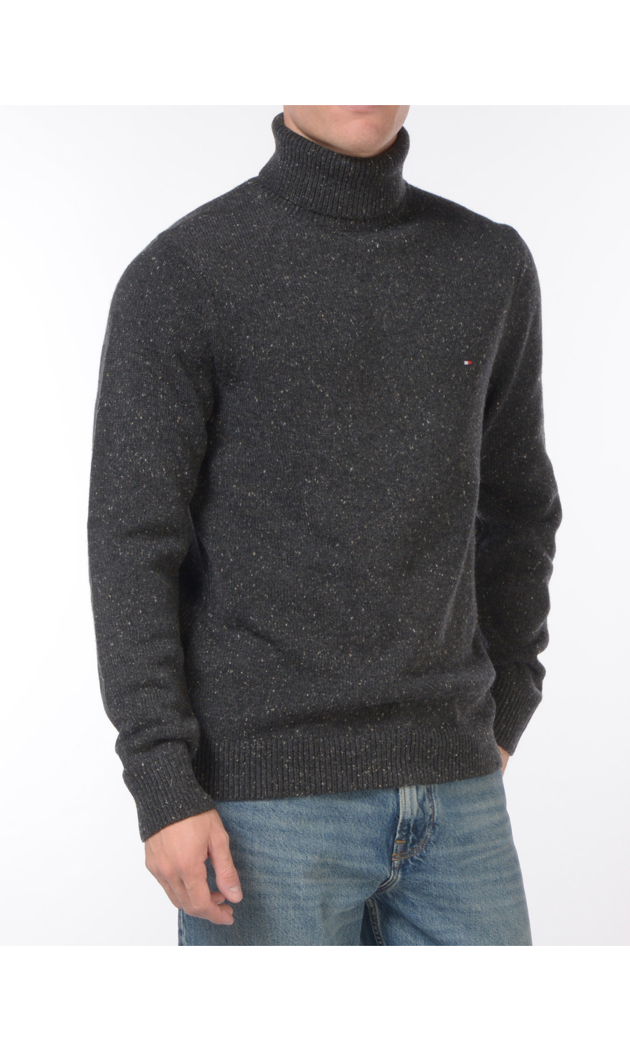 maglia da uomo Tommy Hilfiger dolcevita melange