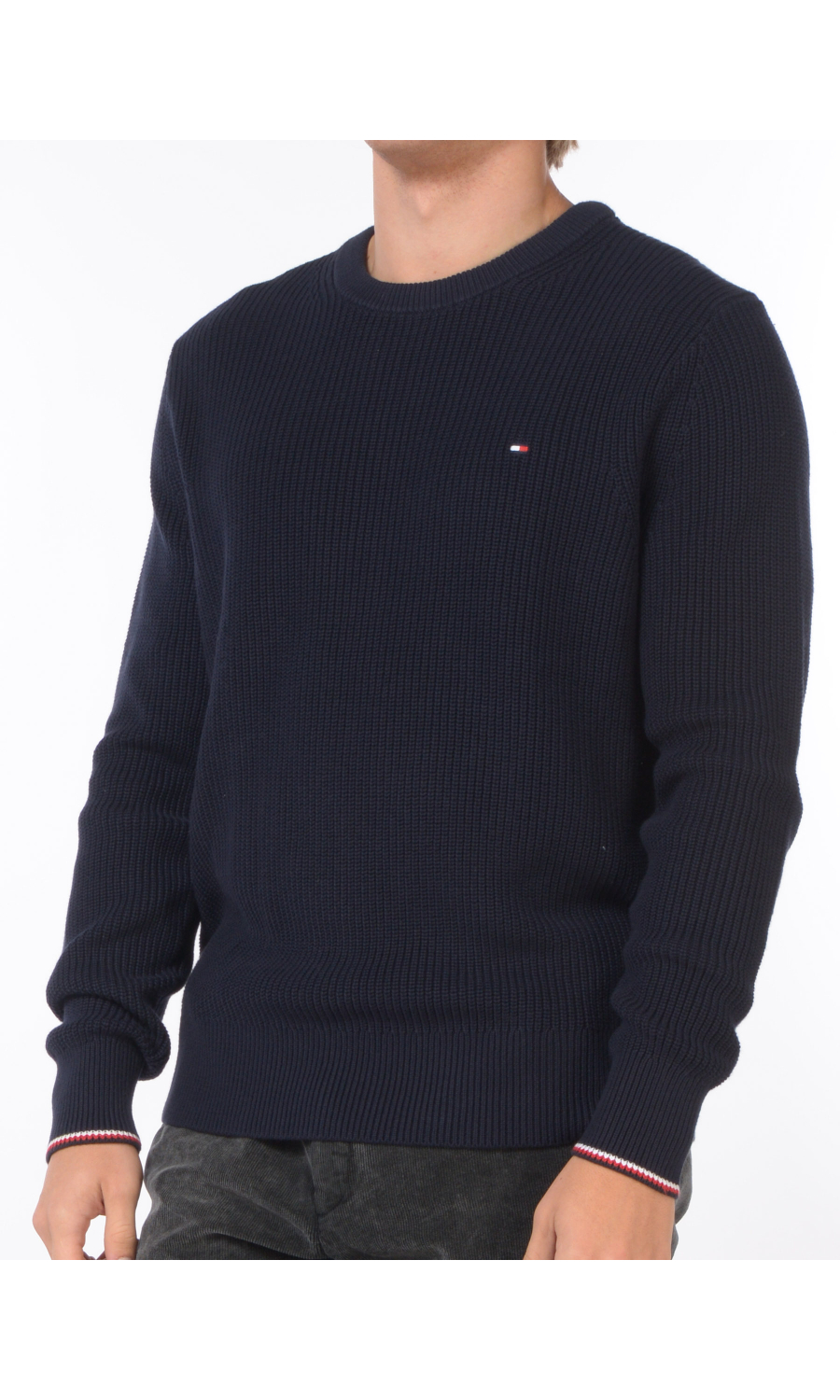 maglia da uomo Tommy Hilfiger lavorata con logo