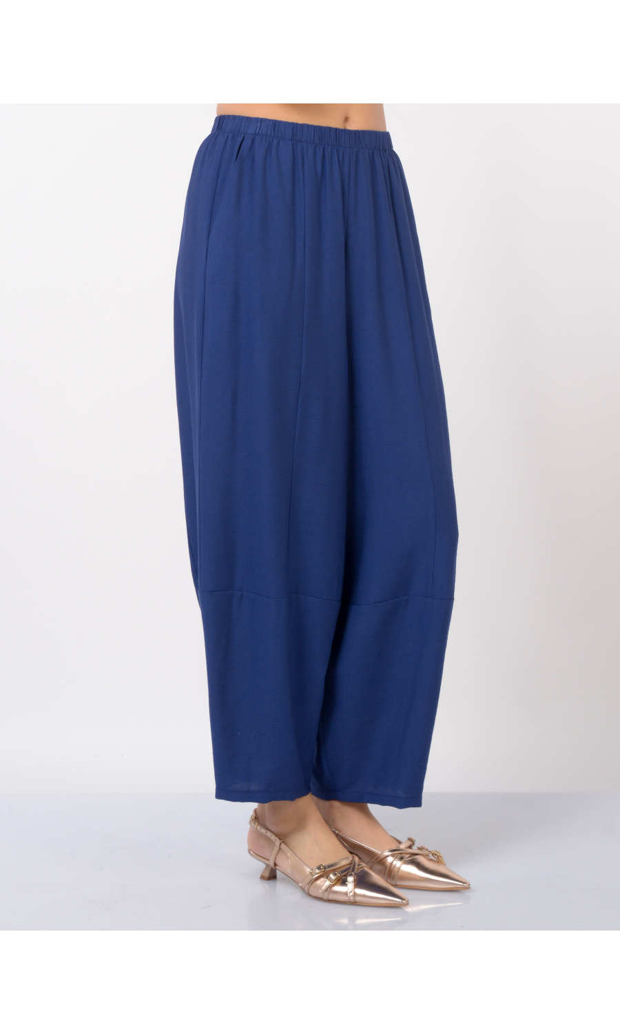 pantalone da donna Jurere effetto goffrato con linea a palloncino