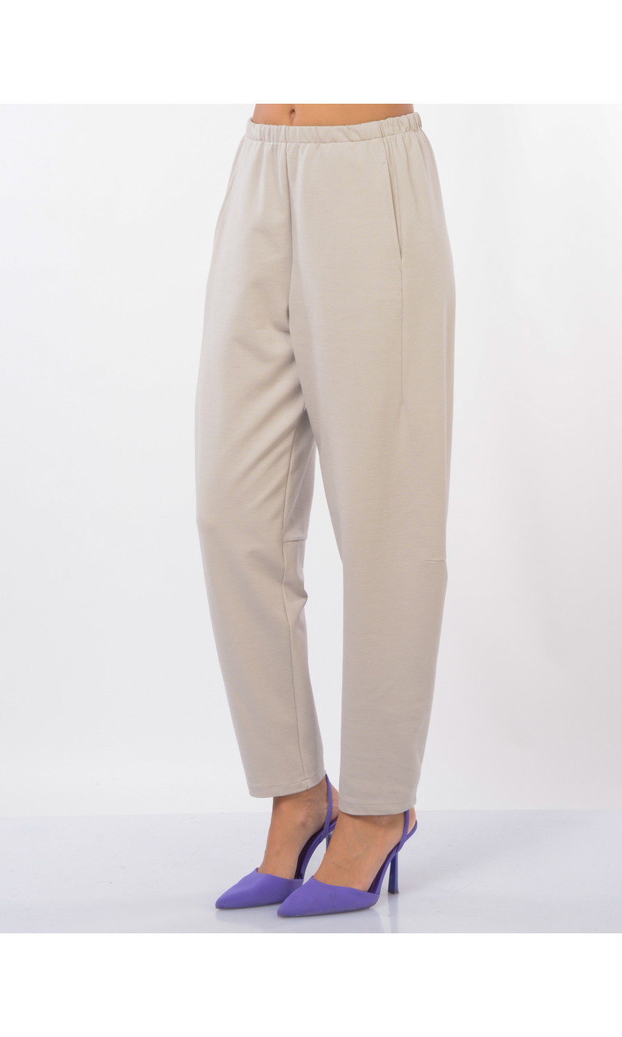 pantalone da donna Jurere carrot in jersey