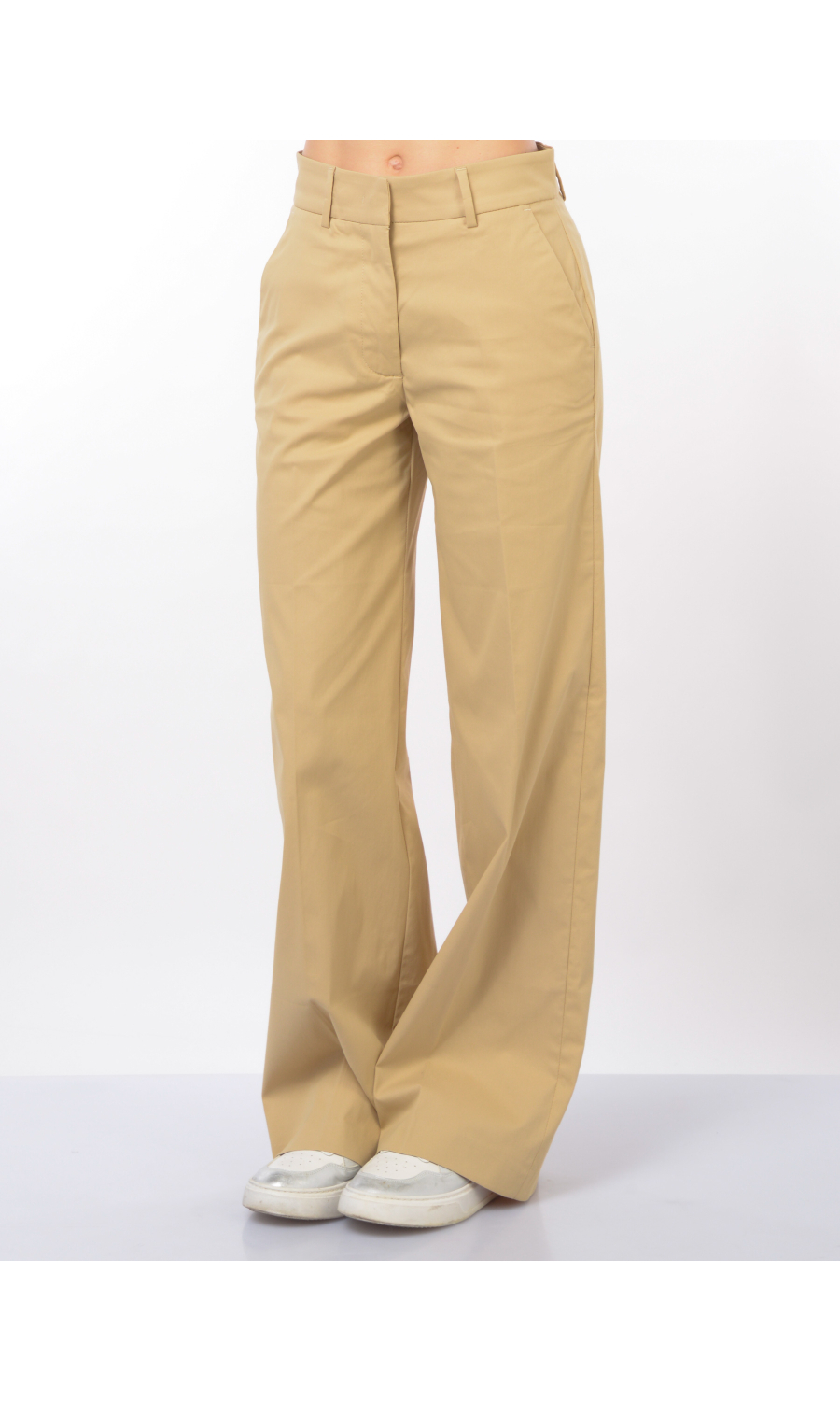 pantalone da donna K Way chino ampio in cotone