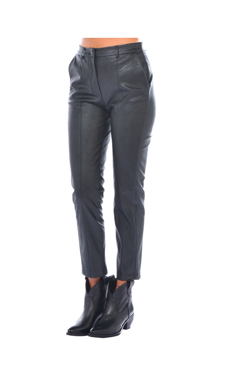 pantalone da donna Manila Grace chino in similpelle