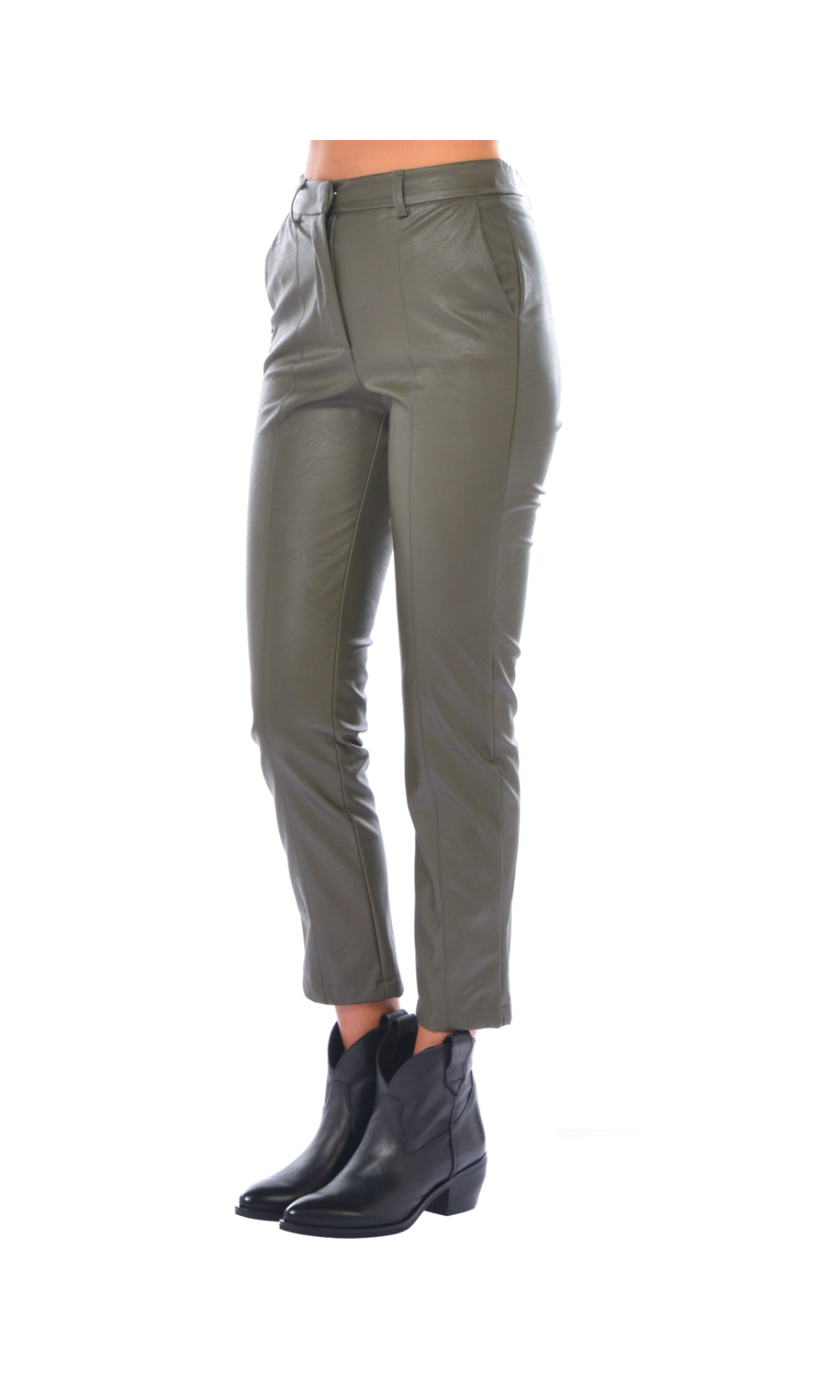 pantalone da donna Manila Grace chino in similpelle