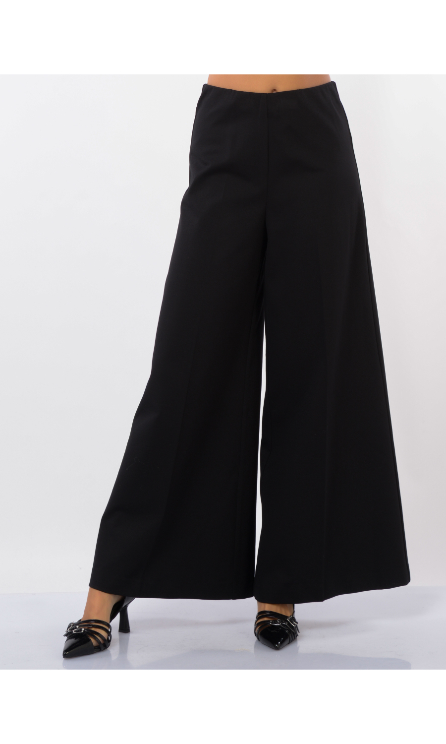 pantalone da donna Meimeij maxi ampio con elastico