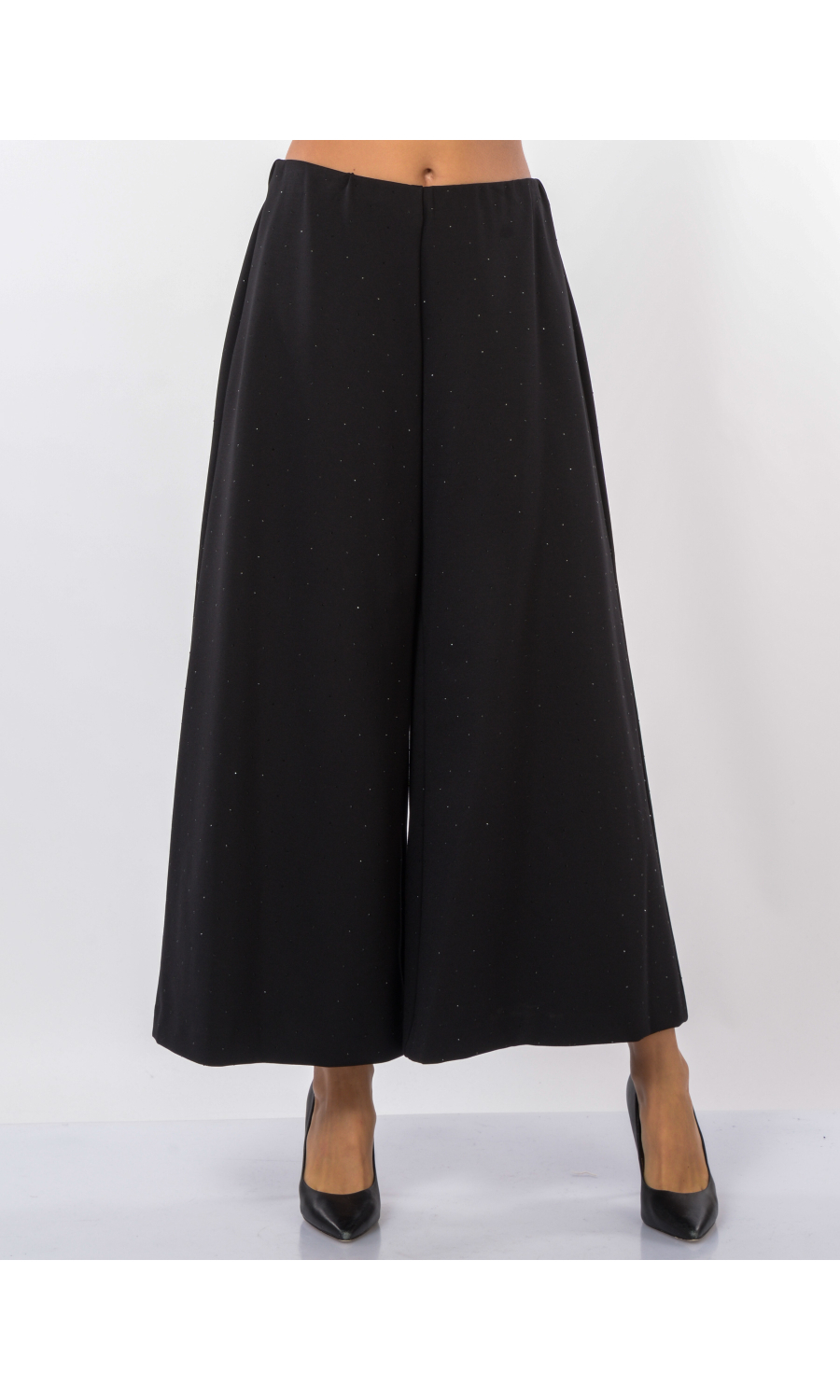 pantalone da donna Meimeij maxi ampio con strass