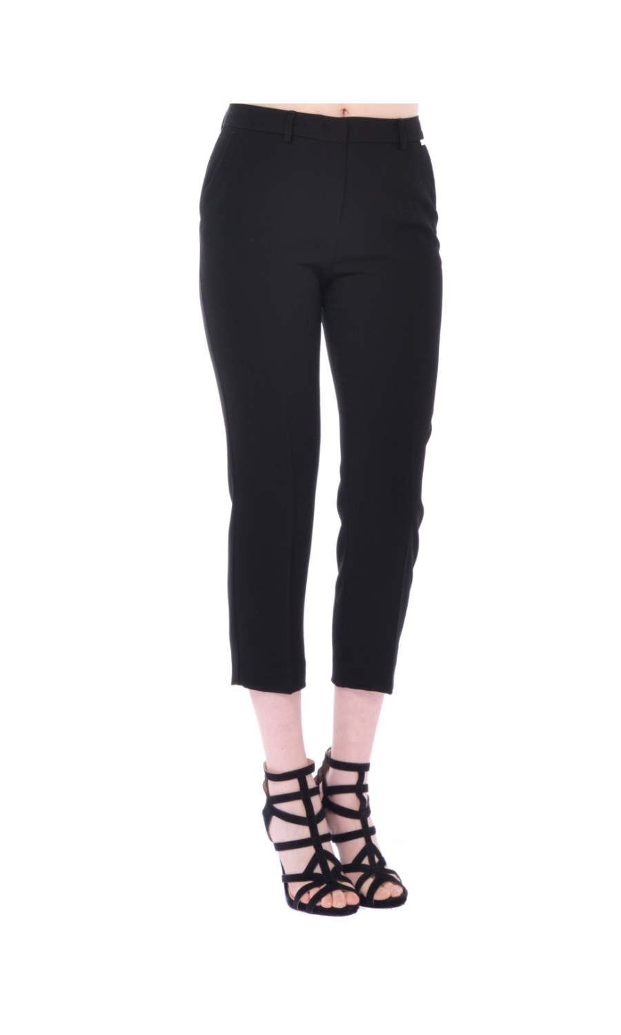 pantalone donna Nenette modello chino in georgette